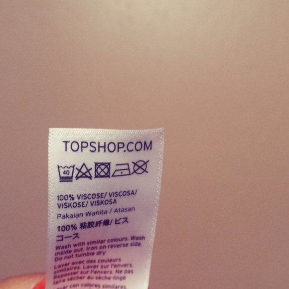 Topshop size 4 bright orange Button Front Tie Waist Short Sleeve Top - Picture 5 of 5